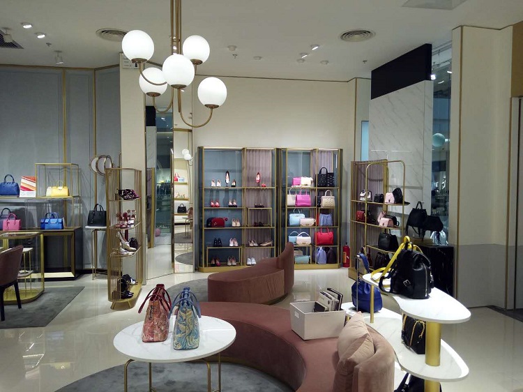 Retail Store Shelves and Display Cases